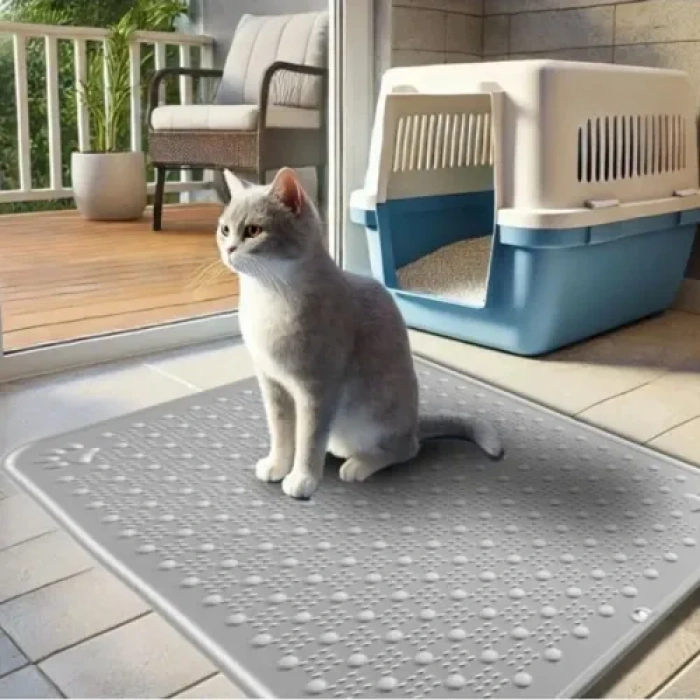 HERŞEYTREND Mikopet Kaymaz Evcil Hayvan Tuvalet Önü Paspası