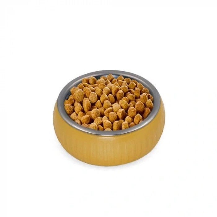 HERŞEYTREND Mikopet Organik Seramik Mama Kabı Sarı