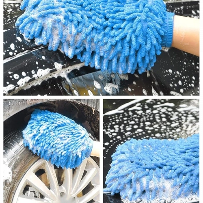 HERŞEYTREND Mikrofiber Araç Yıkama Eldiveni