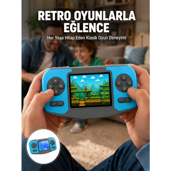 Mini Arcade Oyun Konsolu Hafif Taşınabilir Çocuk Hediyelik