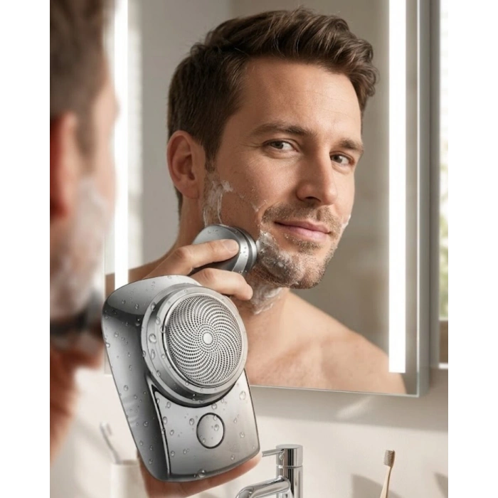 Mini Shaver Sıfır Sakal Taşınabilir Şarjlı Tıraş Makinesi IPX6 Korumalı USB
