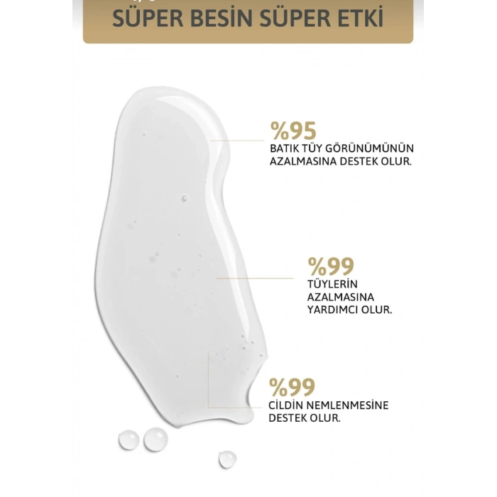 ORNATE Karınca Yumurtası Yağlı Tüy Azaltıcı Ve Tüy Serum 30ml %0.5 Formic Acid %10 Aloe Vera Özellikleri ; Form. Tüp ; Hacim. 30 ml ; Ek Özellik. Anti Alerjik.