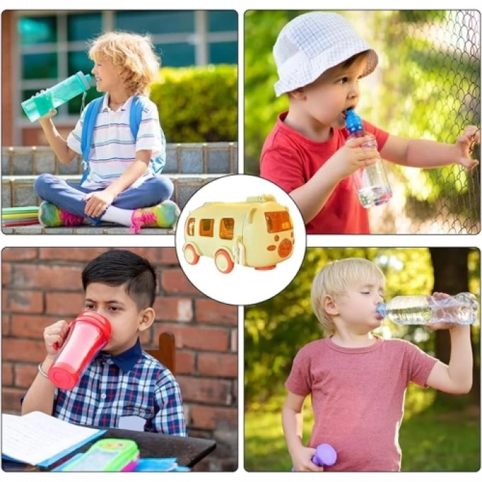 HERŞEYTREND Otobüs Şeklinde Su Matarası