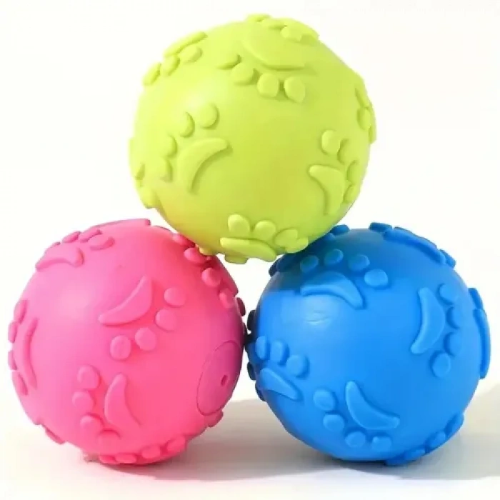 HERŞEYTREND Pati Desenli Köpek Isırma Topu