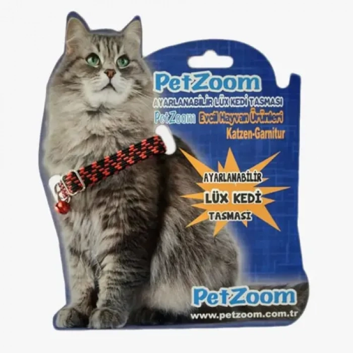 HERŞEYTREND PetZoom Ayarlanabilir Lüks Kedi Tasması