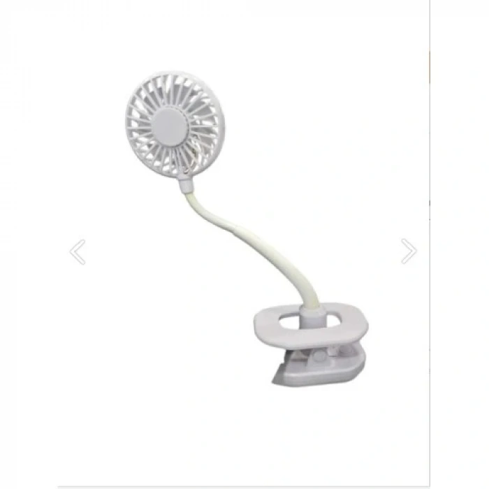 HERŞEYTREND Portatif Işıklı Mini Klipsli Fan