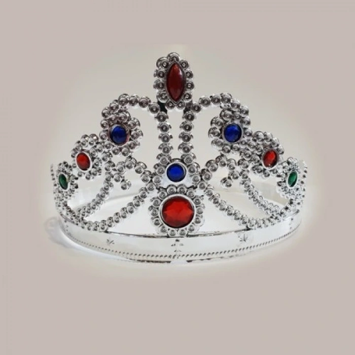 HERŞEYTREND Prenses Parti Tacı Gümüş Rengi 1 Adet