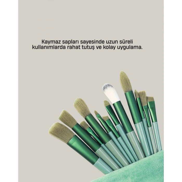 Profesyonel Makyaj Fırça Seti Yumuşak Kıllı Taşınabilir Çantalı