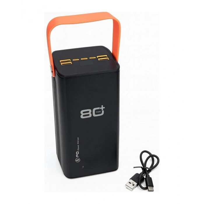 Profesyonel Powerbank 80000 mAh Çoklu Giriş Çıkış Destekli Uzun Süreli Taşınabilir Şarj