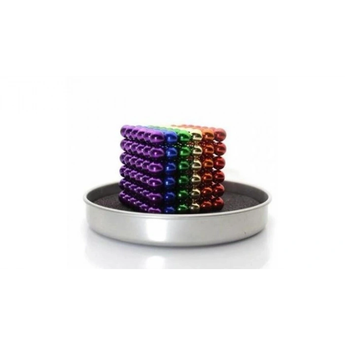 Renkli 216 Mıknatıs Neocube Mıknatıs 5mm Neodyum
