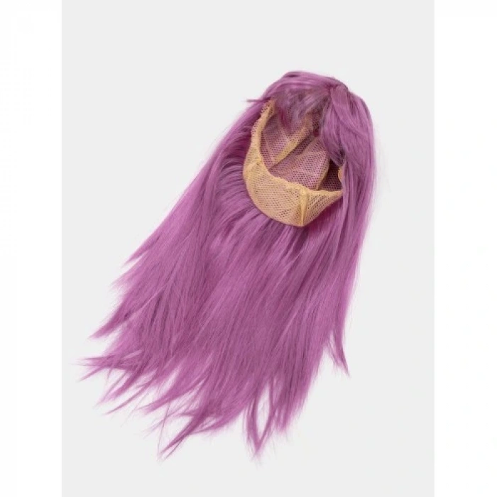 HERŞEYTREND Rose Pembe Düz Kesim Peruk