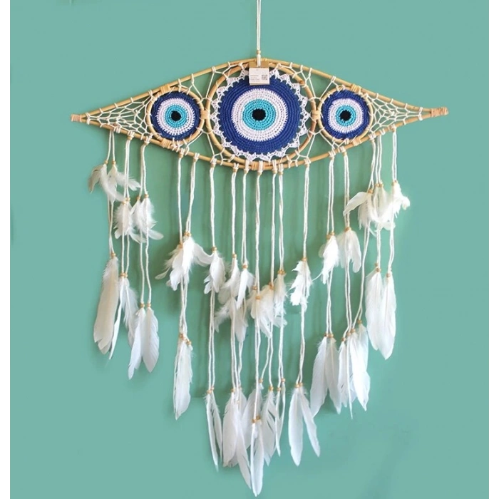 Rüya Kapanı Düş Kapanı Dream Catcher Göz Tasarımı Roshıta-36
