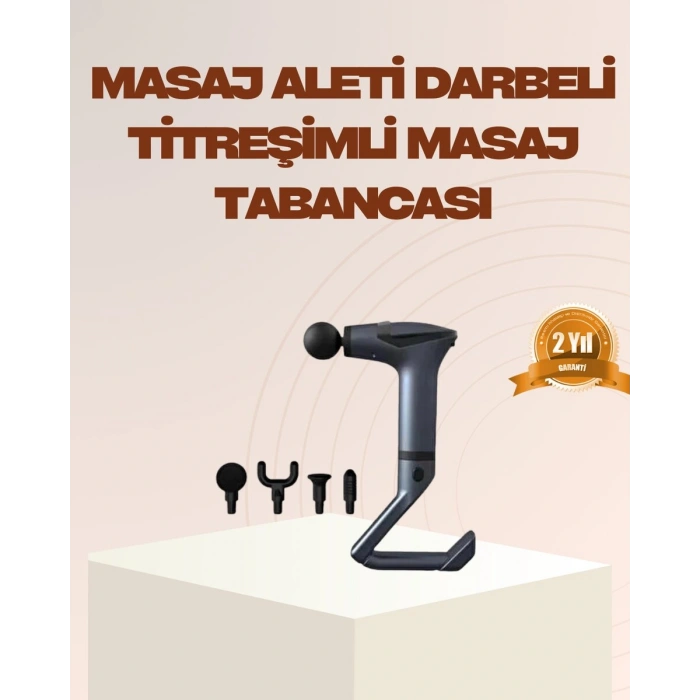 Şarjlı Taşınabilir 3in1 Titreşimli Masaj Aleti Esneme Bantlı
