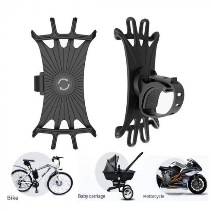 HERŞEYTREND Silikon Esnek Bisiklet Telefon Tutucu