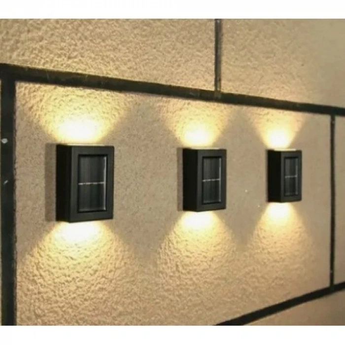 HERŞEYTREND Solar 4 Ledli 11cm Duvar Aydınlatması