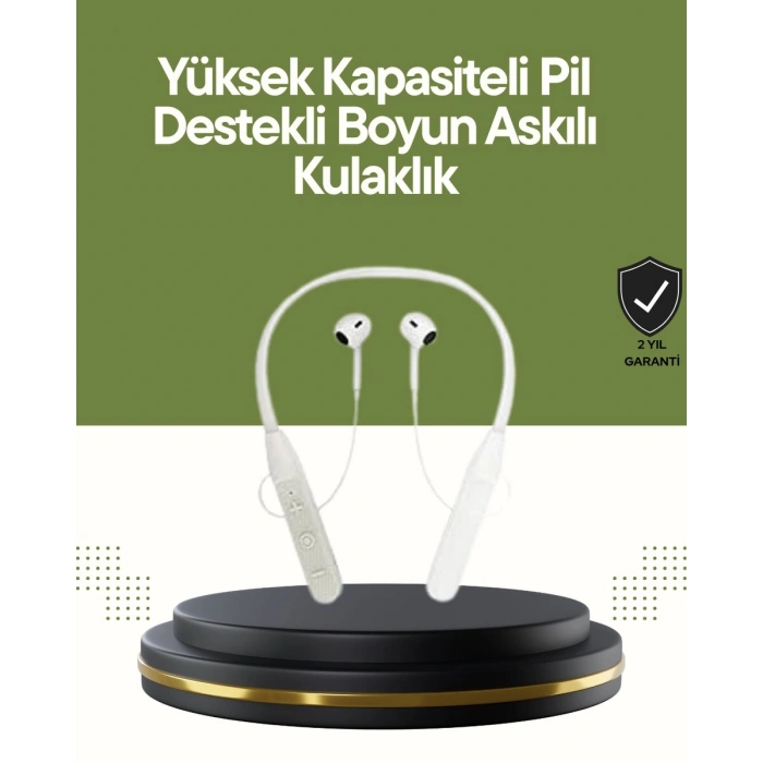 Spor ve Günlük Kullanım İçin 100 Saatlik Kablosuz Kulaklık