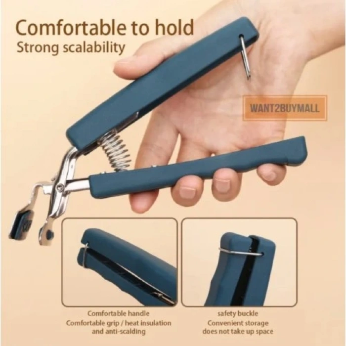 HERŞEYTREND Tabak Tepsi Kelepçesi Yanma Önleyici