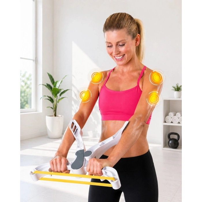 Taşınabilir Direnç Bantlı Ev Fitness Kol Güçlendirme Aleti