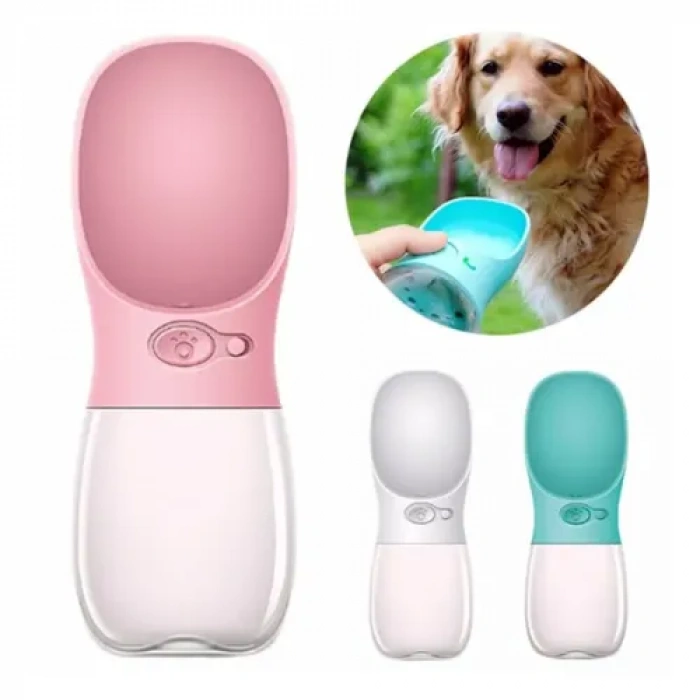 HERŞEYTREND Taşınabilir Köpek Su Matarası (350 ml)