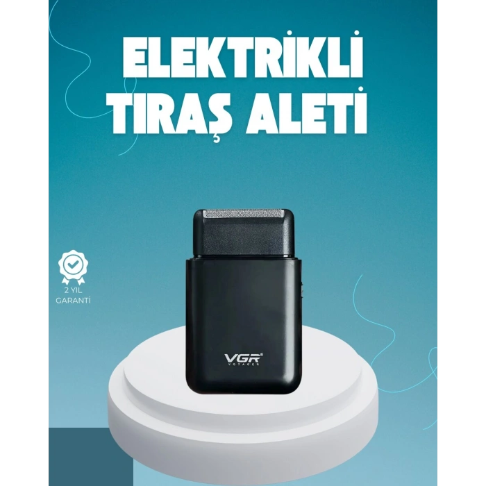 Taşınabilir Mini Elektrikli Tıraş Makinesi | Sessiz ve Güçlü Motor