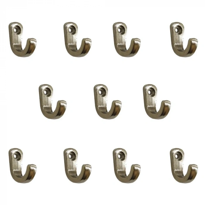 Tekli Bijuteri, Dekor Askısı - Nikel, 100 Adet, 10x18x22 Mm
