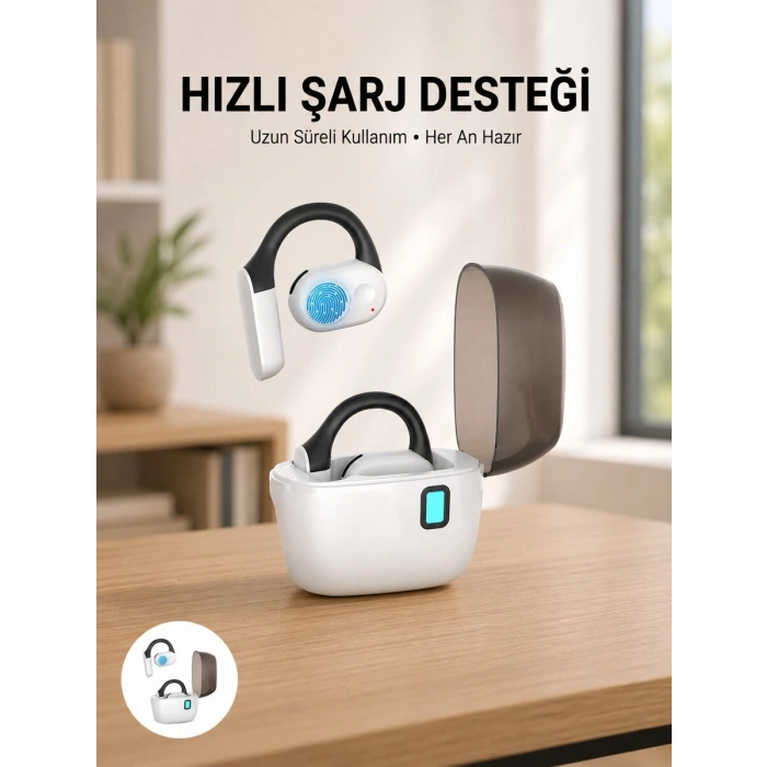 TWS Bluetooth Kulaklık – Otomatik Şarj, Taşınabilir Şarj Kutusu Yeni Nesil