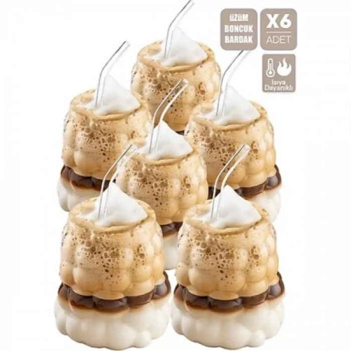 HERŞEYTREND Üzüm Bardak Seti (60 ML) - 6 ADET