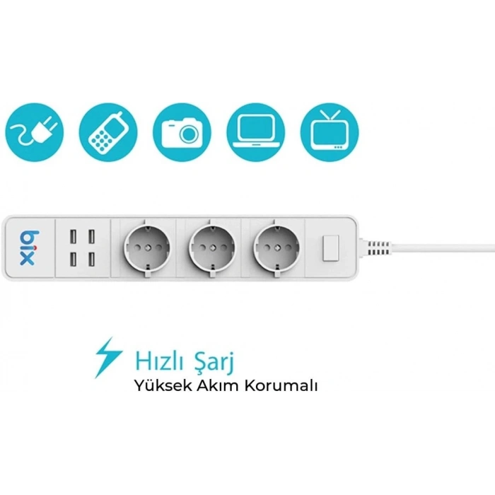 Vtn Bp-01 Wifi Yüksek Akım Korumalı Hızlı Şarj Özellikli Akıllı Priz