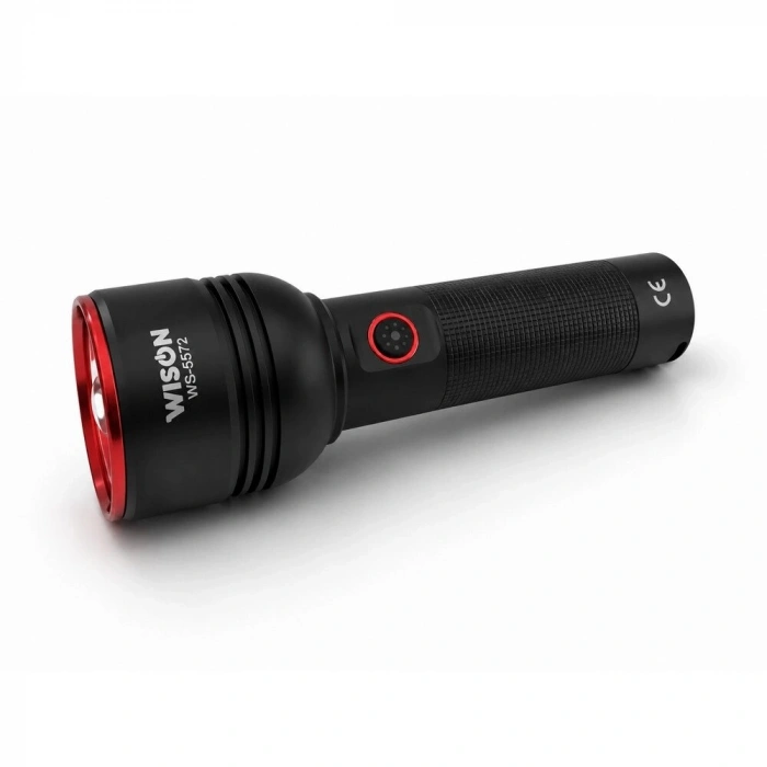 Wison Ws-5572 20watt 2000 Lümen Uzun Menzilli Usb Type-c Şarjlı El Feneri
