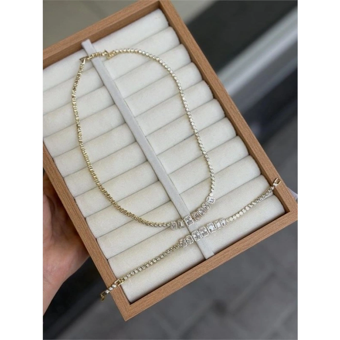 Xuping Baget Set  Kolye - Altın