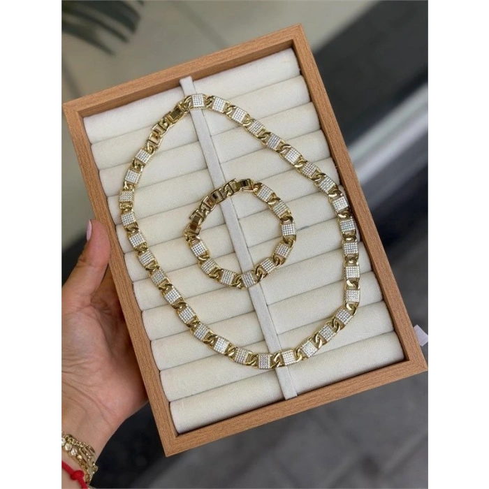 Xuping Set  Kolye - Altın