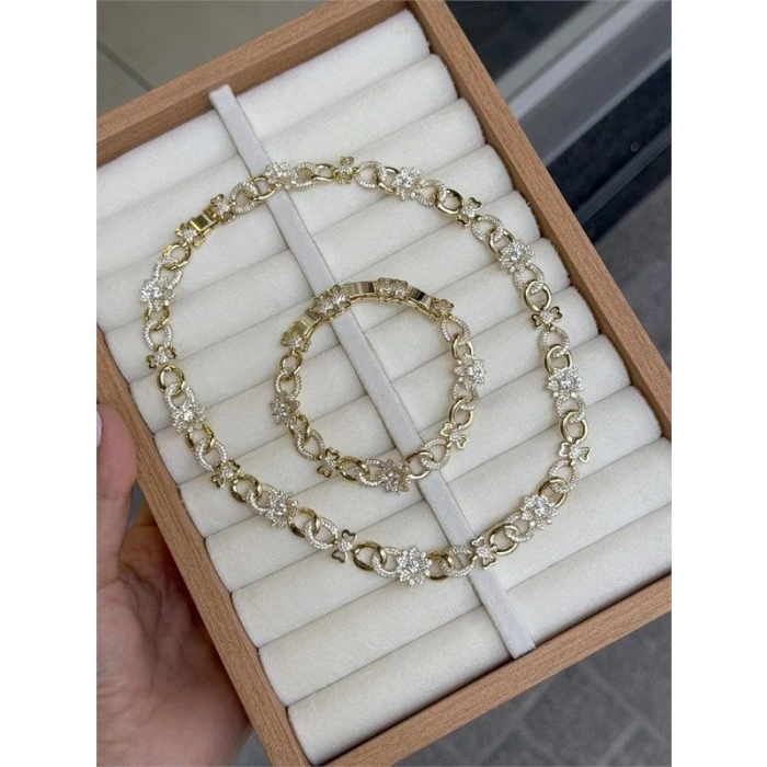 Xuping Set  Kolye - Altın