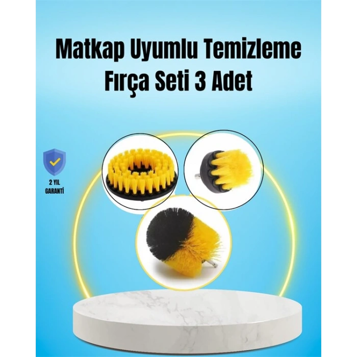 Yağ, Kir ve Pas Temizliği İçin Güçlü Naylon Kıllı Temizlik Fırçası