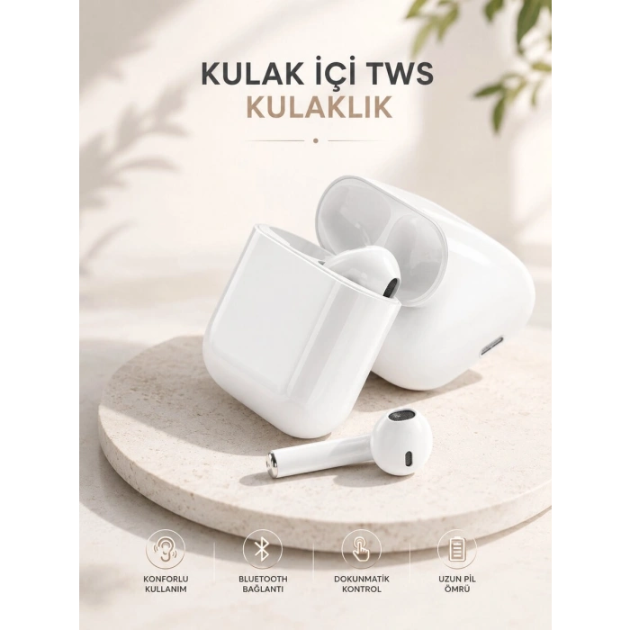 Yeni Nesil HD Ses ve Dokunmatik Kontrol Akıllı ve Şık Bluetooth Kulaklık
