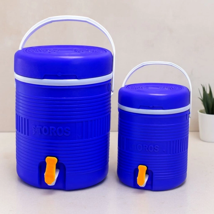 Yuvarlak Plastik Termos Seti 14L+6L Musluklu