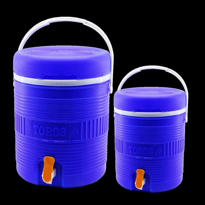 Yuvarlak Plastik Termos Seti 14L+6L Musluklu