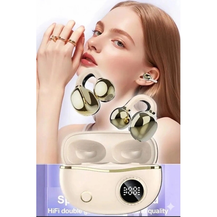 Yxg‑10 Bluetooth Kulaklık | Kablosuz Spor Ve Günlük Kullanım İçin – Mikrofonlu Ergonomik Şarjlı Krem