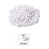 LitaeTrend 1.000 gram (1 kg.) 8mm Beyaz Renk Plastik İnci Boncuk Çanta ve Takı Yapım Boncuğu (~3.200 adet)