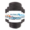 LitaeTrend 5 Adet Polyester Makrome İpi SYH Siyah 100 gr