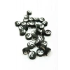 LitaeTrend 90 Adet 10 mm Polimer Kil Fimo Boncuk Takı Bileklik + 5 Metre Misina Hediye - Yin Yang - Yin Yang - Limon