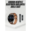 LitaeTrend Akıllı Saat Yuvarlak Ekran Sesli Görüşme Özellikli Siyah Akıllı Unisex Kol Saati