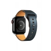 LitaeTrend Apple Watch 38mm KR415 Luaz Deri Kordon - Lacivert