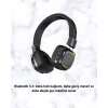 LitaeTrend Bluetooth 5.3 Rainbow Işıklı Kulak Üstü Kablosuz Kulaklık