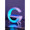 LitaeTrend Bluetooth Hoparlör 15W Kablosuz Hızlı Şarj LED Gece Lambası