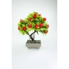 LitaeTrend Dekor Ağaç Bereket Nar Ağacı Saksılı Dekoratif Ağaç Biblo 24x13 cm
