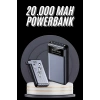 LitaeTrend Hızlı Şarj Özellikli 20.000 Mah Dijital Göstergeli USB Girişli Android ve İOS Uyumlu Powerbank