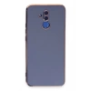 LitaeTrend Huawei Mate 20 Lite Kılıf Volet Silikon - Mavi