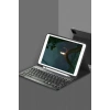LitaeTrend iPad Air 11 (2024) Kılıf KC01 Smart Klavyeli Tablet Kılıfı - Siyah