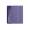 LitaeTrend iPad Pro 11 (2024) Kılıf Kalemlikli Hugo Tablet Kılıfı - Mor