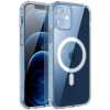 LitaeTrend Iphone 12 Kılıf Kamera Lens Korumalı Magsafe Destekli Şeffaf Darbe Emici Sert Kapak